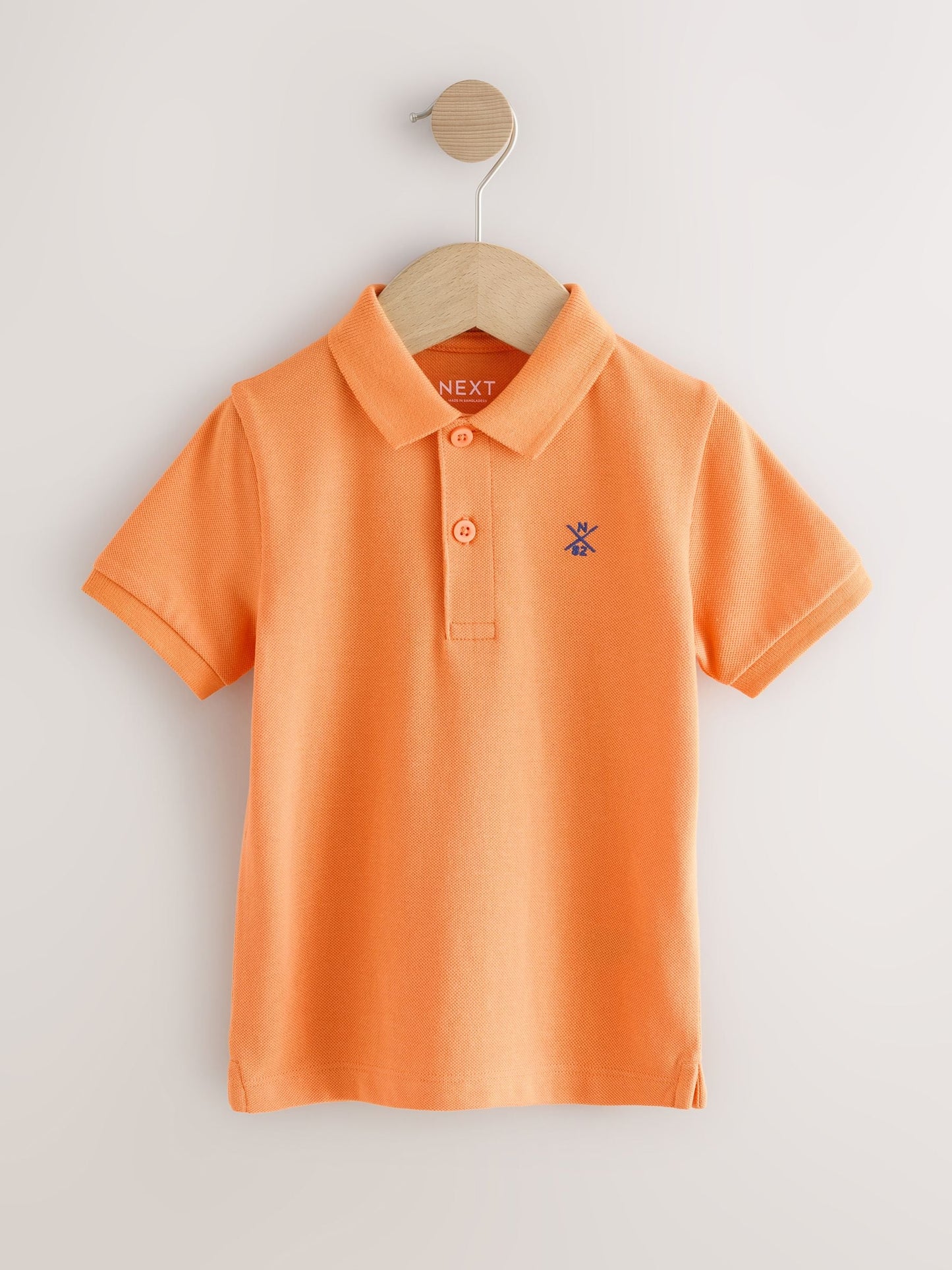 Dsiney Kidz - Bright Orange Short Sleeve Polo Shirt (3mths-7yrs) image 4