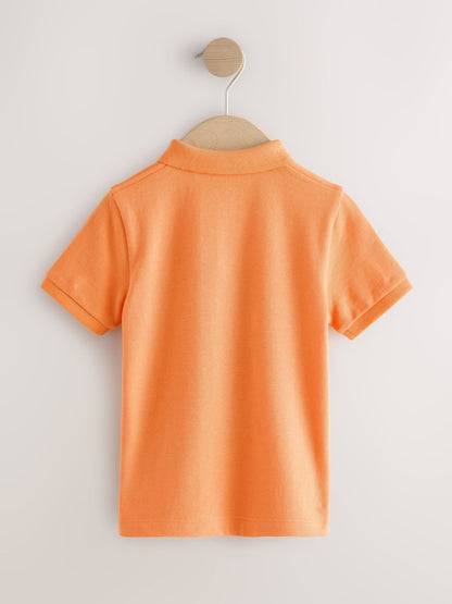 Dsiney Kidz - Bright Orange Short Sleeve Polo Shirt (3mths-7yrs) image 5