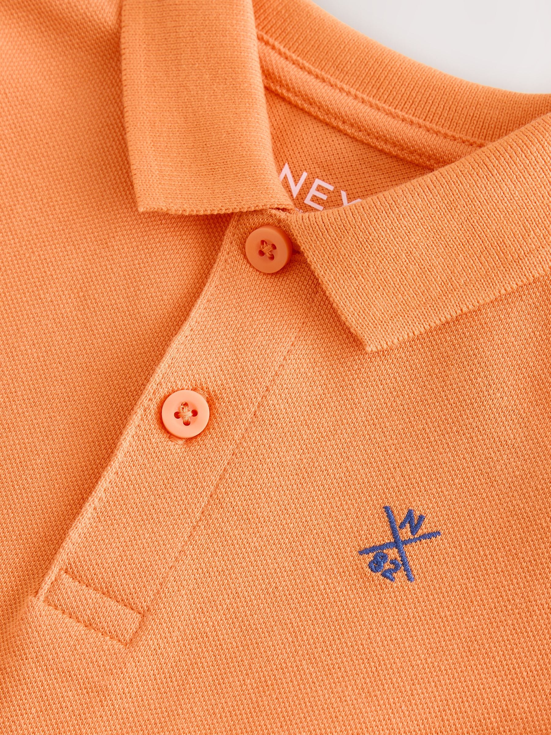 Dsiney Kidz - Bright Orange Short Sleeve Polo Shirt (3mths-7yrs) image 7