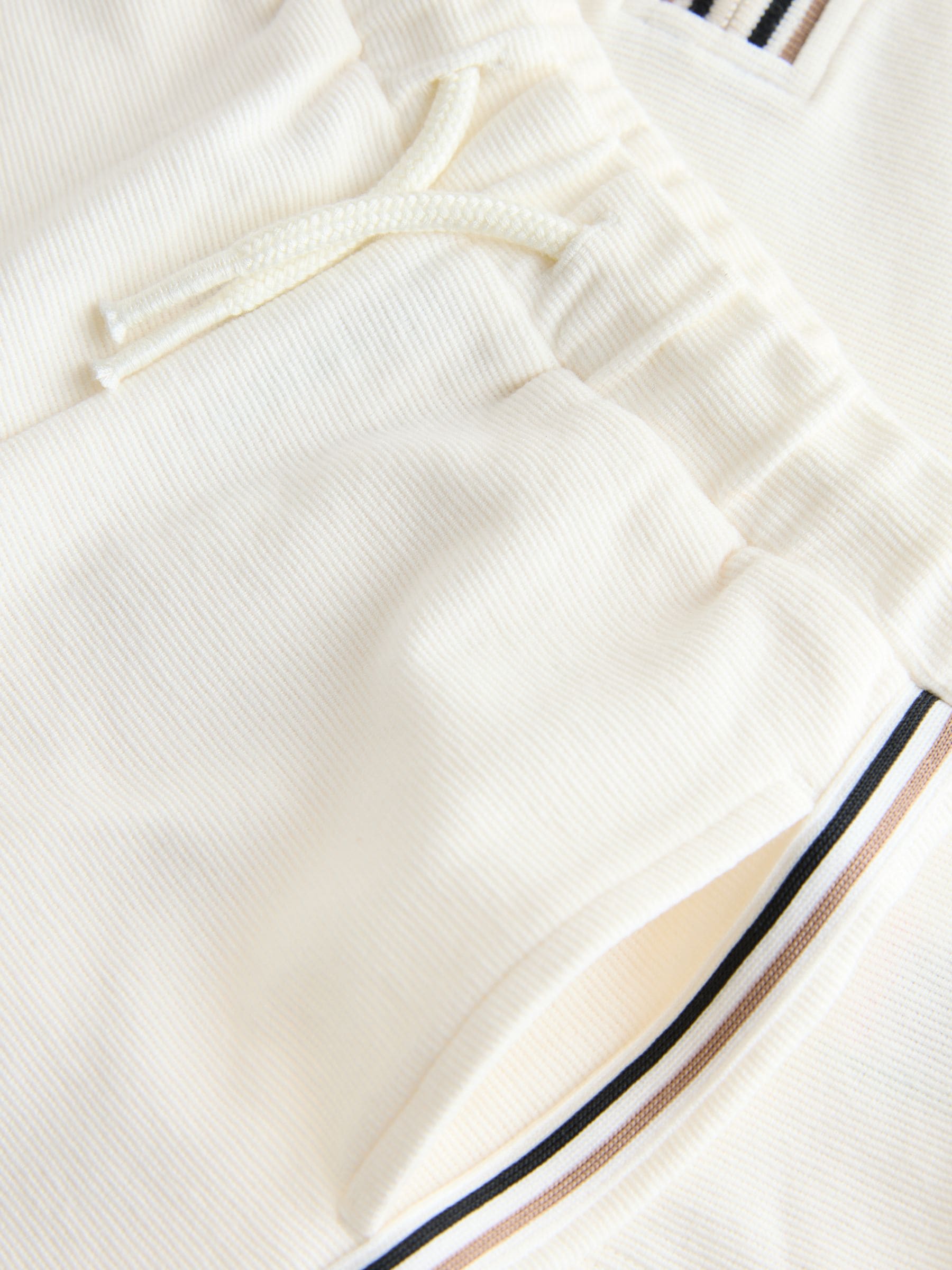 White Zip Neck Short Sleeve Polo Shirt And Shorts Set (3mths-7yrs) image 9