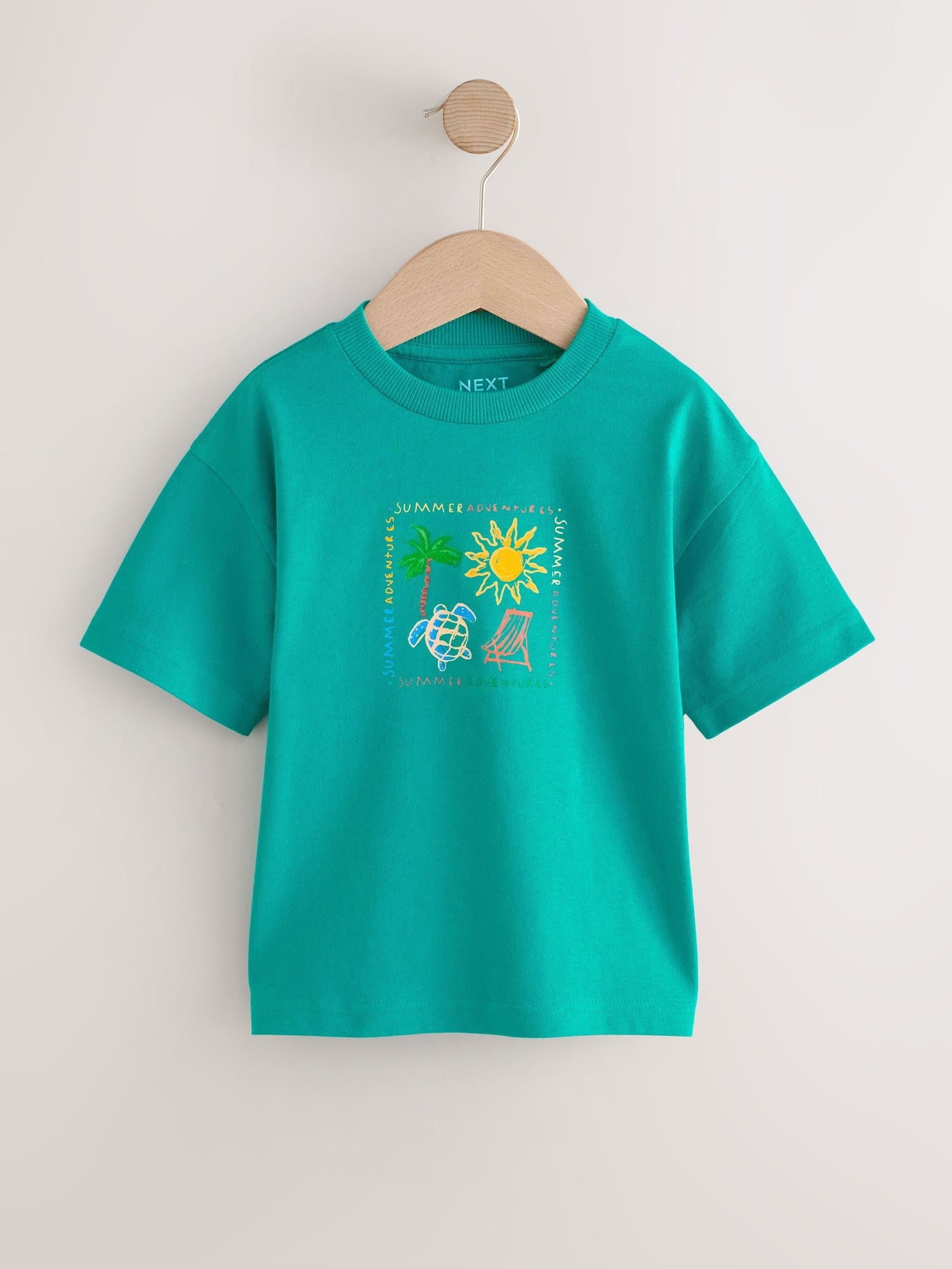 Green Beach Short Sleeve T-Shirt and Shorts Set (3mths-7yrs) image 7