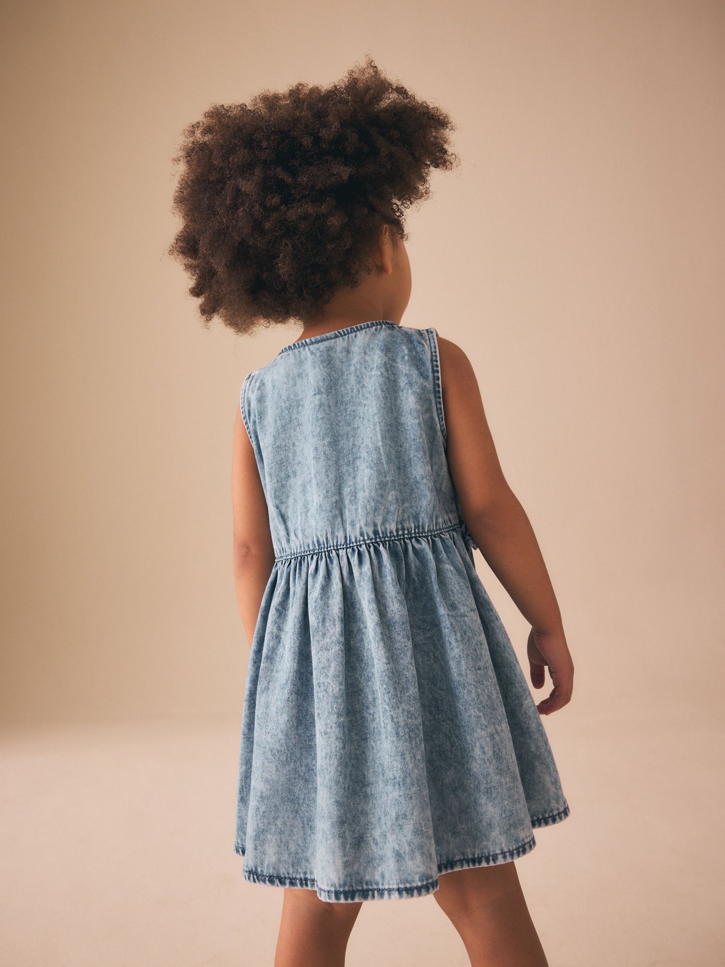 Denim Sleeveless Peplum Dress (3mths-8yrs) image 4