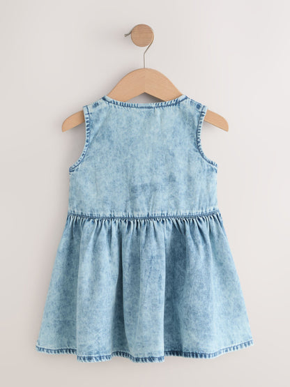 Denim Sleeveless Peplum Dress (3mths-8yrs) image 6