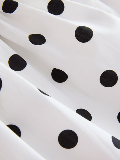 Monochrome Spot Ric Rac Dress (3mths-8yrs) image 9