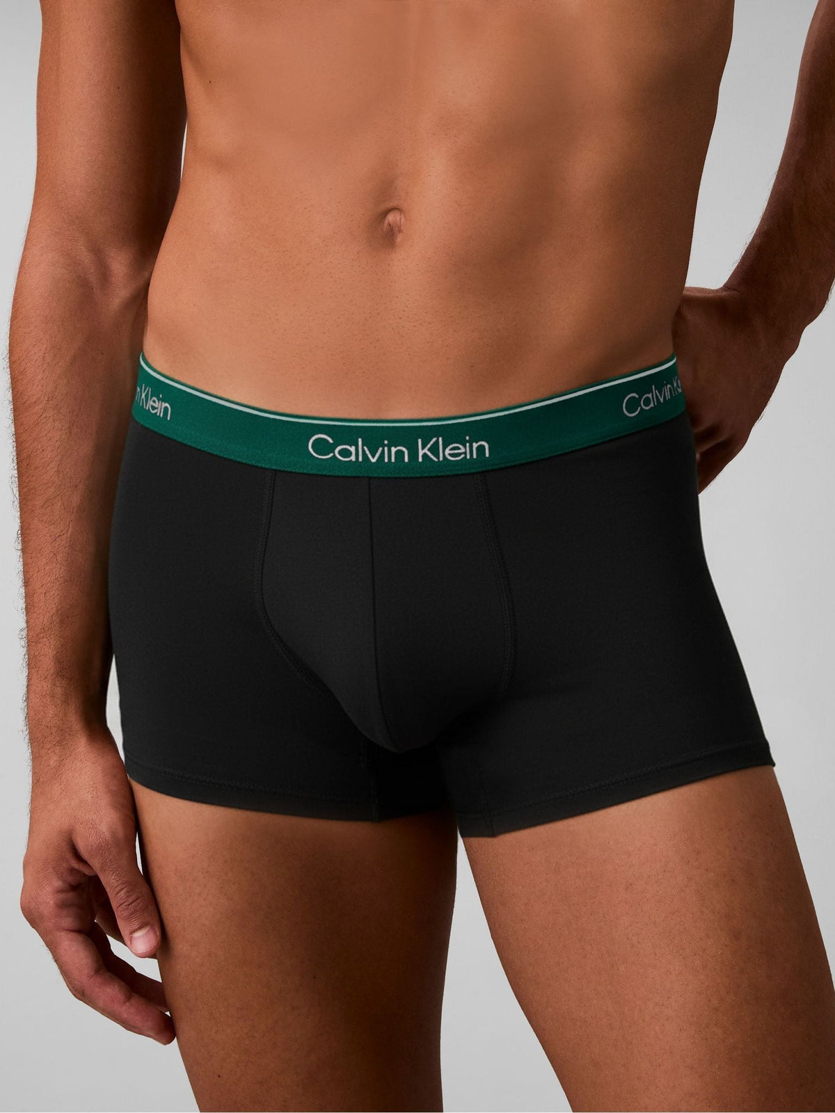 Dsiney Kidz - Calvin Klein Green/Pink/Mint Green/Blue/Red Icon Cotton Stretch Boxer Trunks Set image 2