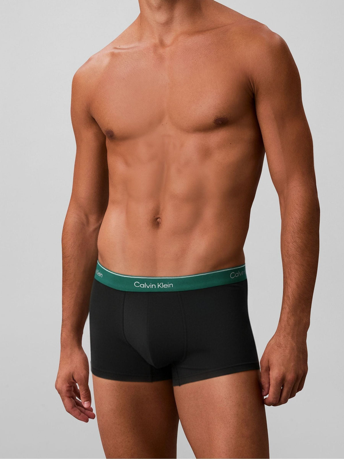 Dsiney Kidz - Calvin Klein Green/Pink/Mint Green/Blue/Red Icon Cotton Stretch Boxer Trunks Set image 4