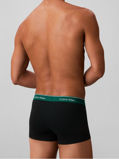 Dsiney Kidz - Calvin Klein Green/Pink/Mint Green/Blue/Red Icon Cotton Stretch Boxer Trunks Set image 5