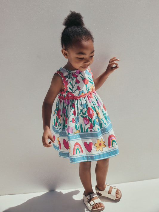 Dsiney Kidz - Multi Bright Ric Rac Dress (3mths-8yrs) image 1