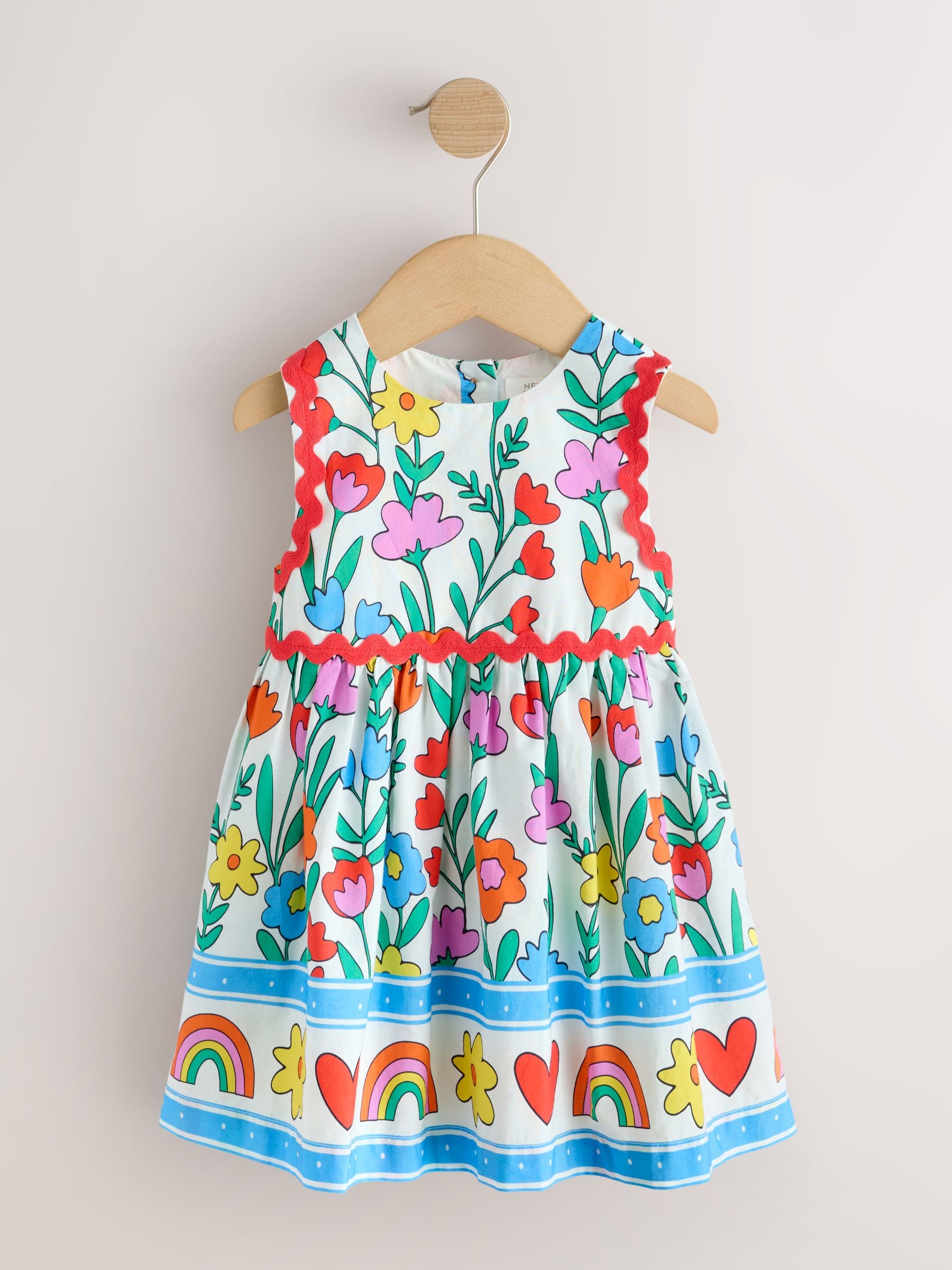Multi Bright Ric Rac Dress (3mths-8yrs) image 4