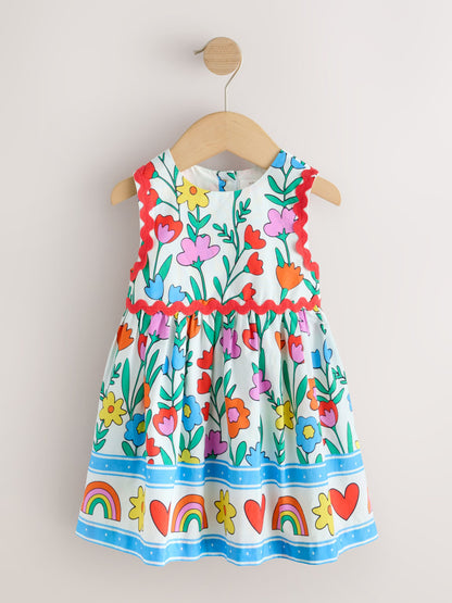 Multi Bright Ric Rac Dress (3mths-8yrs) image 4
