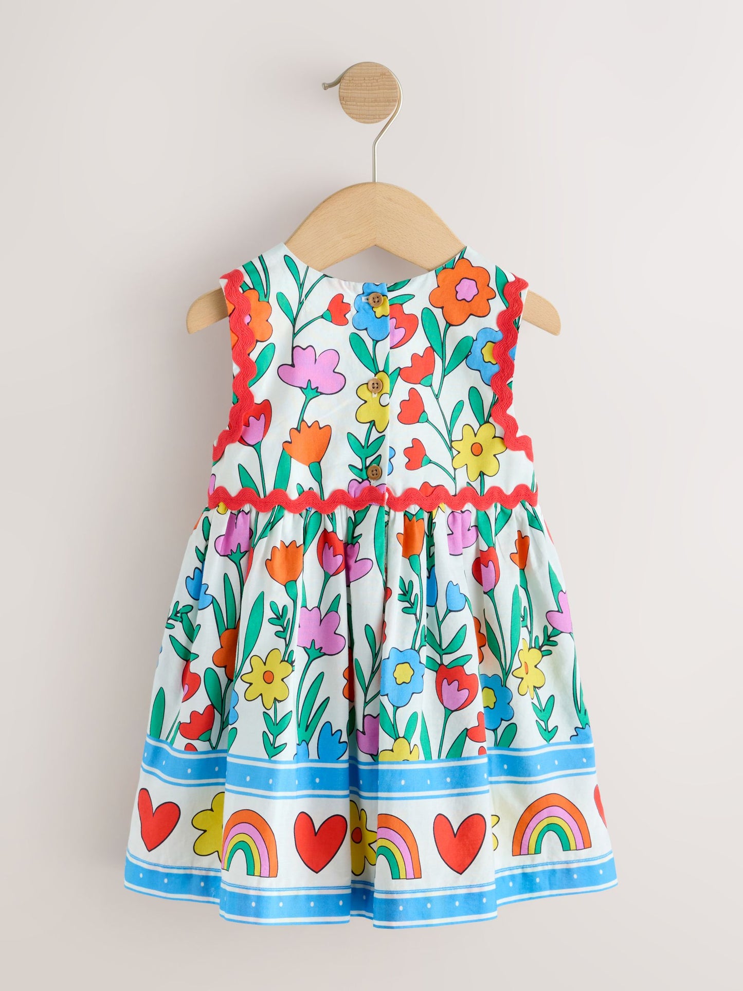 Multi Bright Ric Rac Dress (3mths-8yrs) image 5