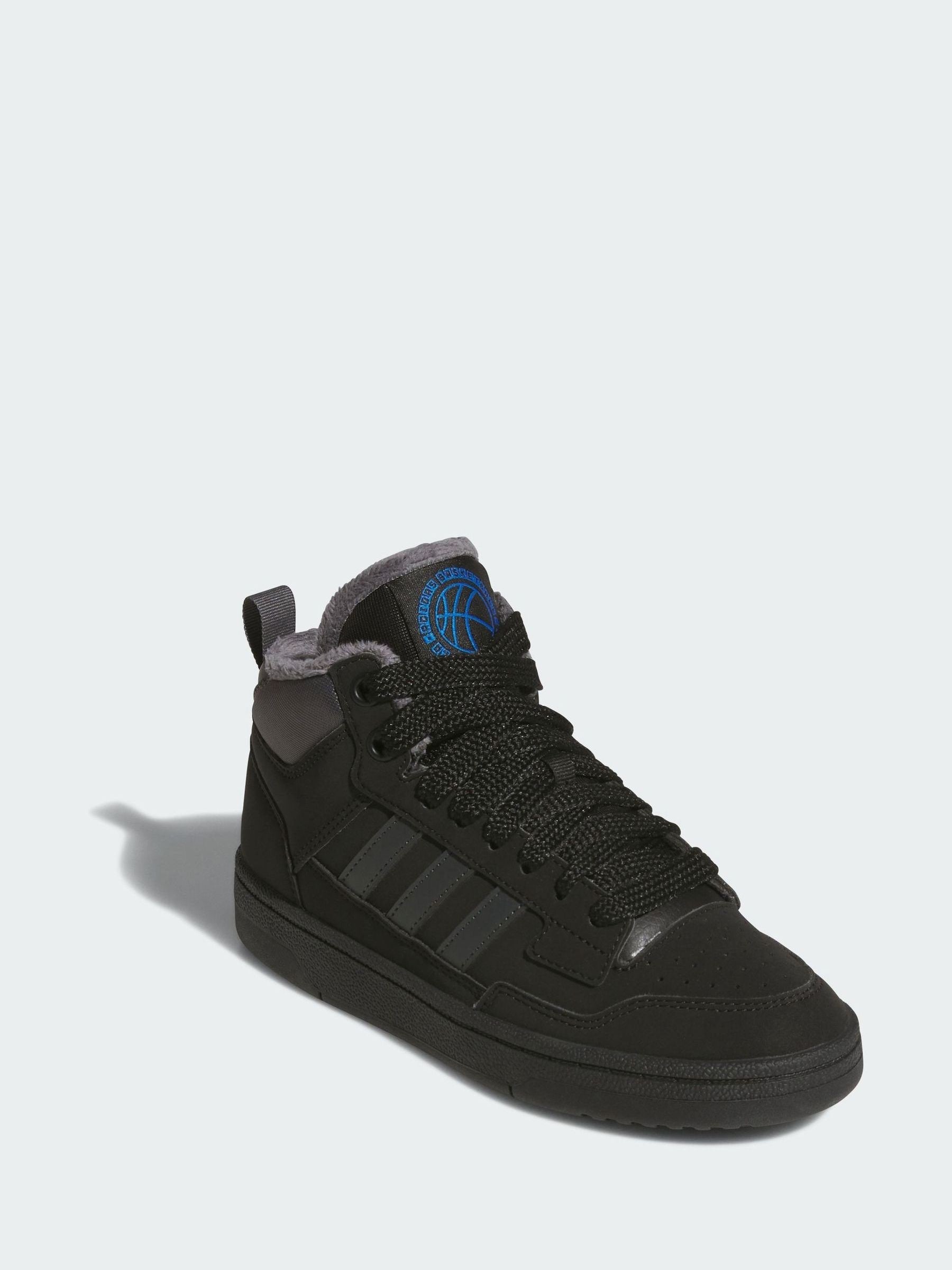 adidas Black Rapid Court Mid Winterized Shoes image 1