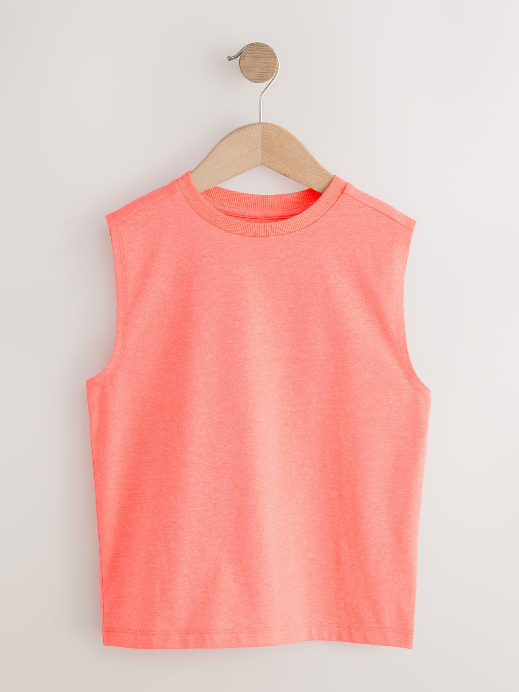 Dsiney Kidz - Black/White/Blue/Fluro Pink Tank Vest 4 Pack (3-16yrs) image 5