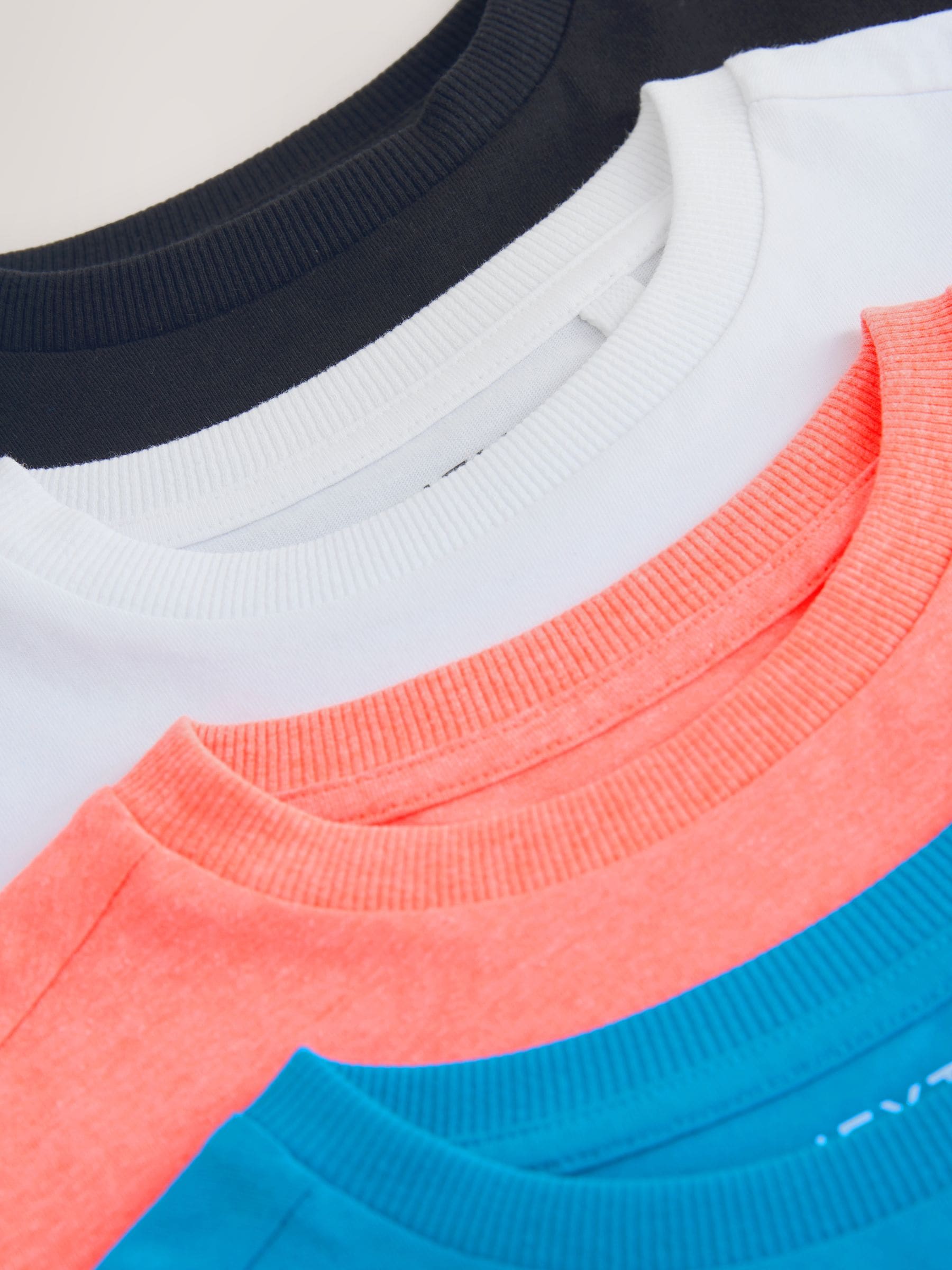 Dsiney Kidz - Black/White/Blue/Fluro Pink Tank Vest 4 Pack (3-16yrs) image 7