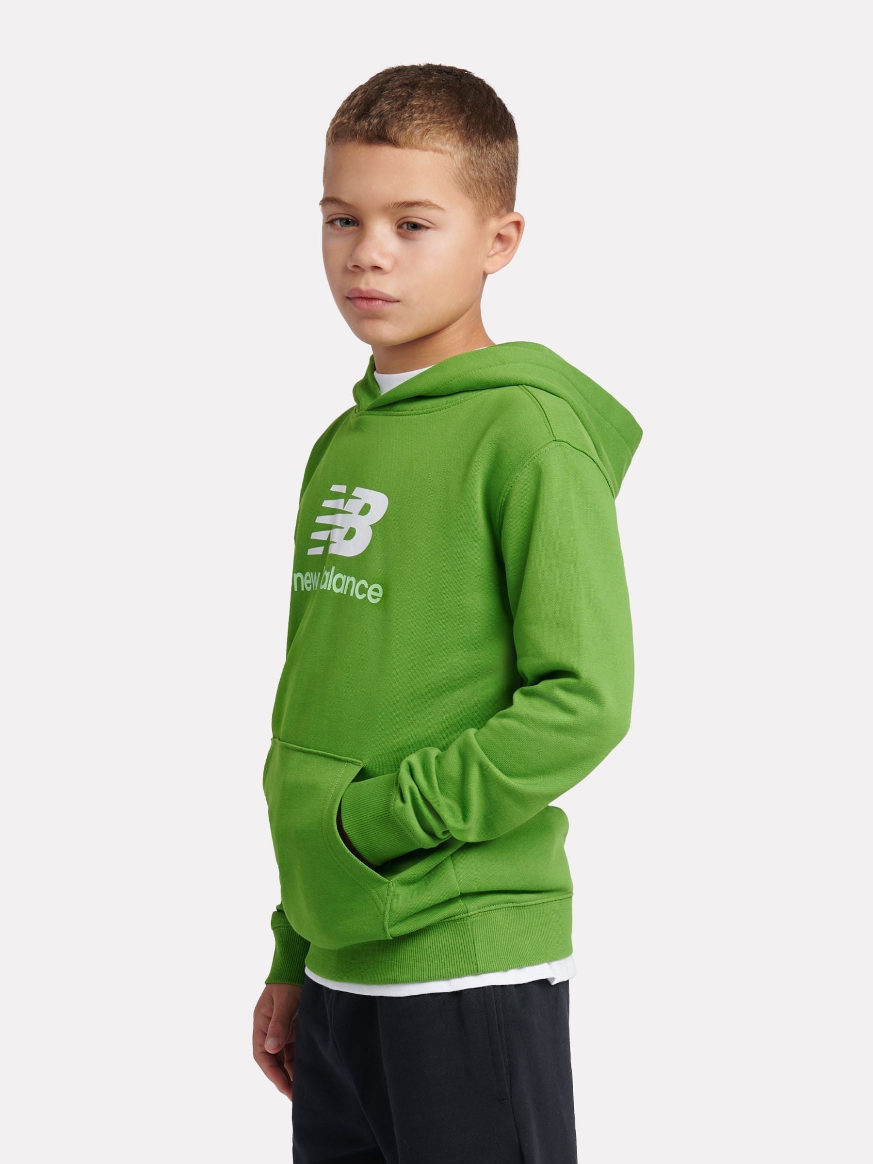 Dsiney Kidz - New Balance Green Stacked Logo Hoodie image 2