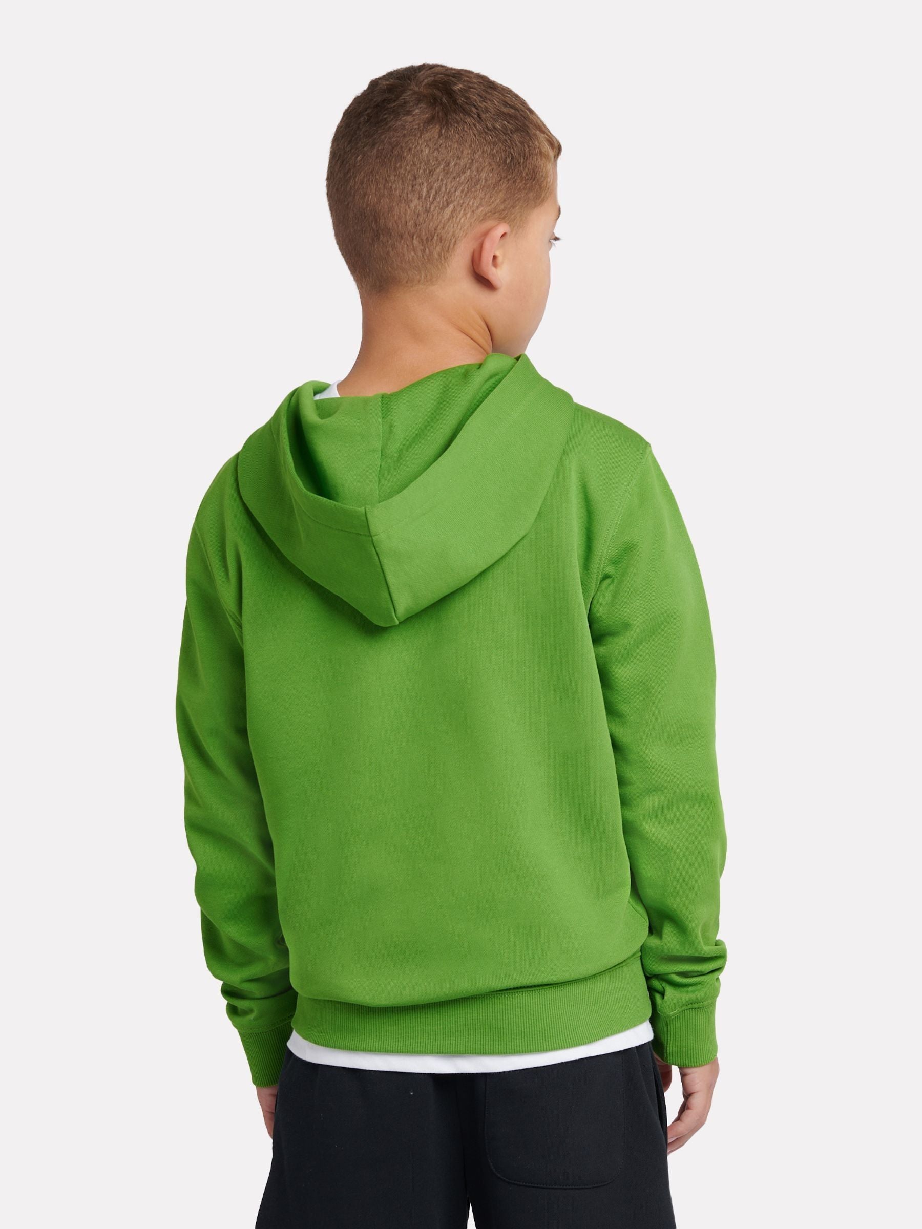 Dsiney Kidz - New Balance Green Stacked Logo Hoodie image 3