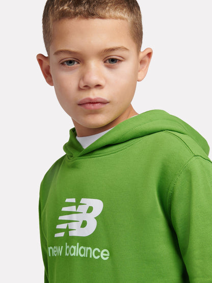 Dsiney Kidz - New Balance Green Stacked Logo Hoodie image 4
