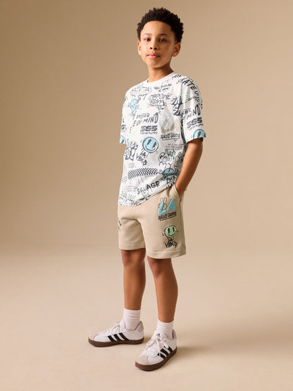 Dsiney Kidz - Stone Short Sleeve T-Shirt and Shorts Set (3-16yrs) image 2