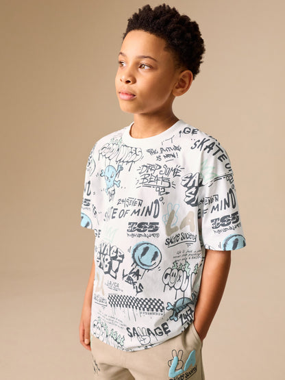 Dsiney Kidz - Stone Short Sleeve T-Shirt and Shorts Set (3-16yrs) image 3