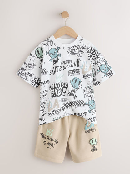 Dsiney Kidz - Stone Short Sleeve T-Shirt and Shorts Set (3-16yrs) image 9