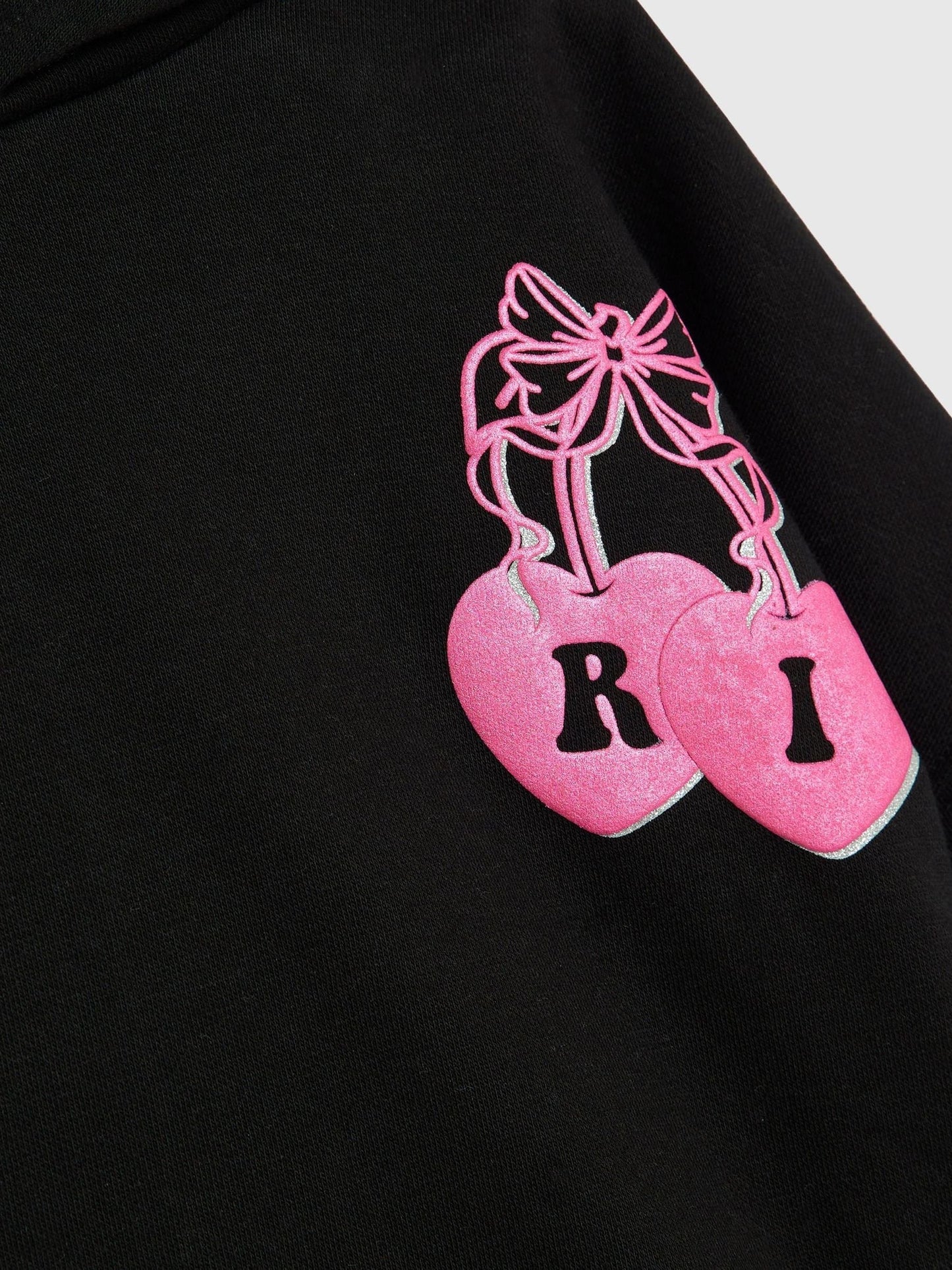 River Island Black Cherry Hoodie & Leggings Set