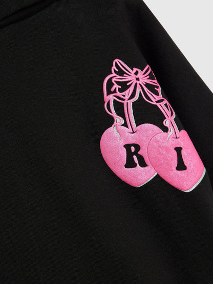 River Island Black Cherry Hoodie & Kickflare Set