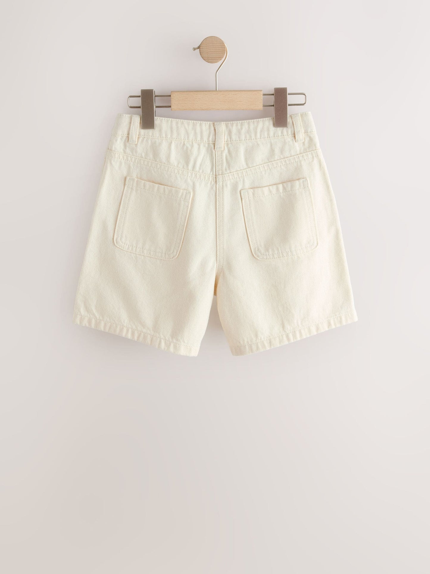 Dsiney Kidz - White Emrboidered Hem Pullon Denim Shorts (3-16yrs) image 6