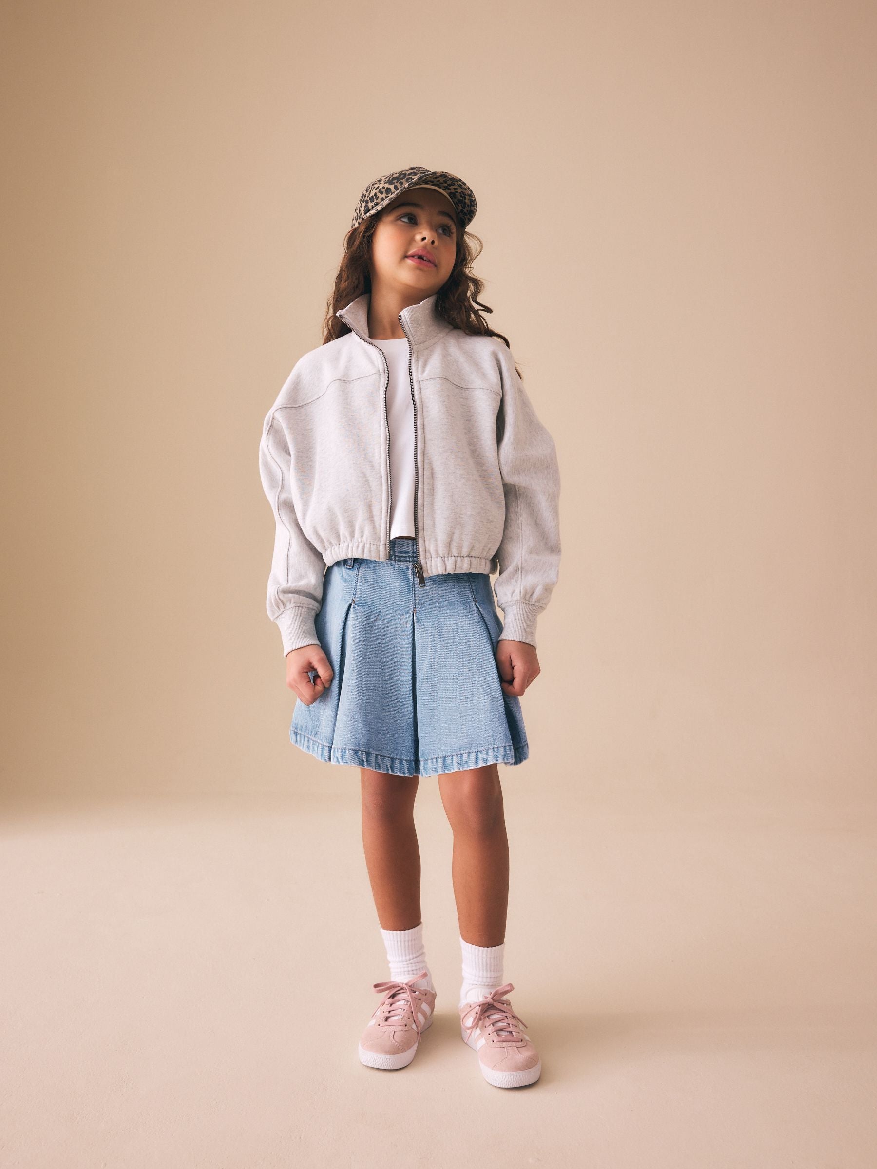 Dsiney Kidz - Light Blue Denim Pleated Denim Skirt (3-16yrs) image 2
