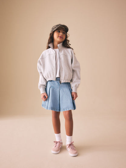 Dsiney Kidz - Light Blue Denim Pleated Denim Skirt (3-16yrs) image 2