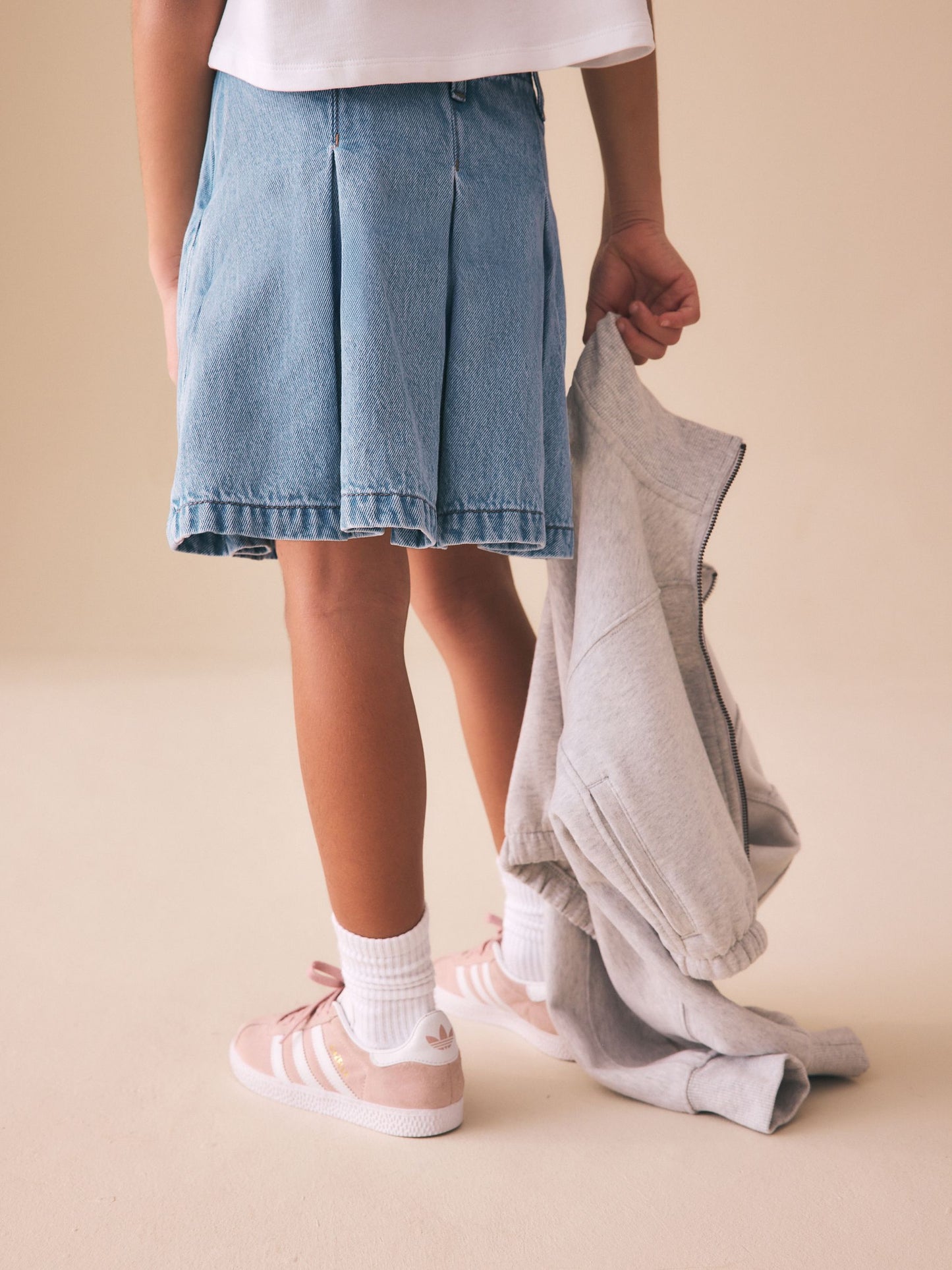 Dsiney Kidz - Light Blue Denim Pleated Denim Skirt (3-16yrs) image 4