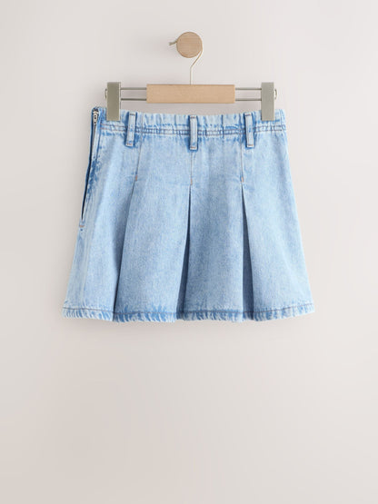 Dsiney Kidz - Light Blue Denim Pleated Denim Skirt (3-16yrs) image 6