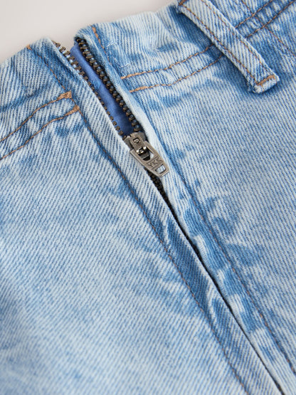 Dsiney Kidz - Light Blue Denim Pleated Denim Skirt (3-16yrs) image 7