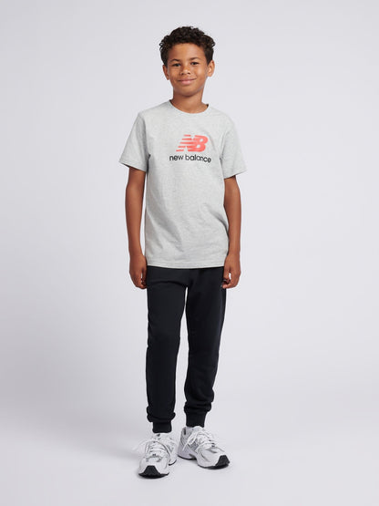 Dsiney Kidz - New Balance Grey Jersey Stacked Logo T-Shirt image 2