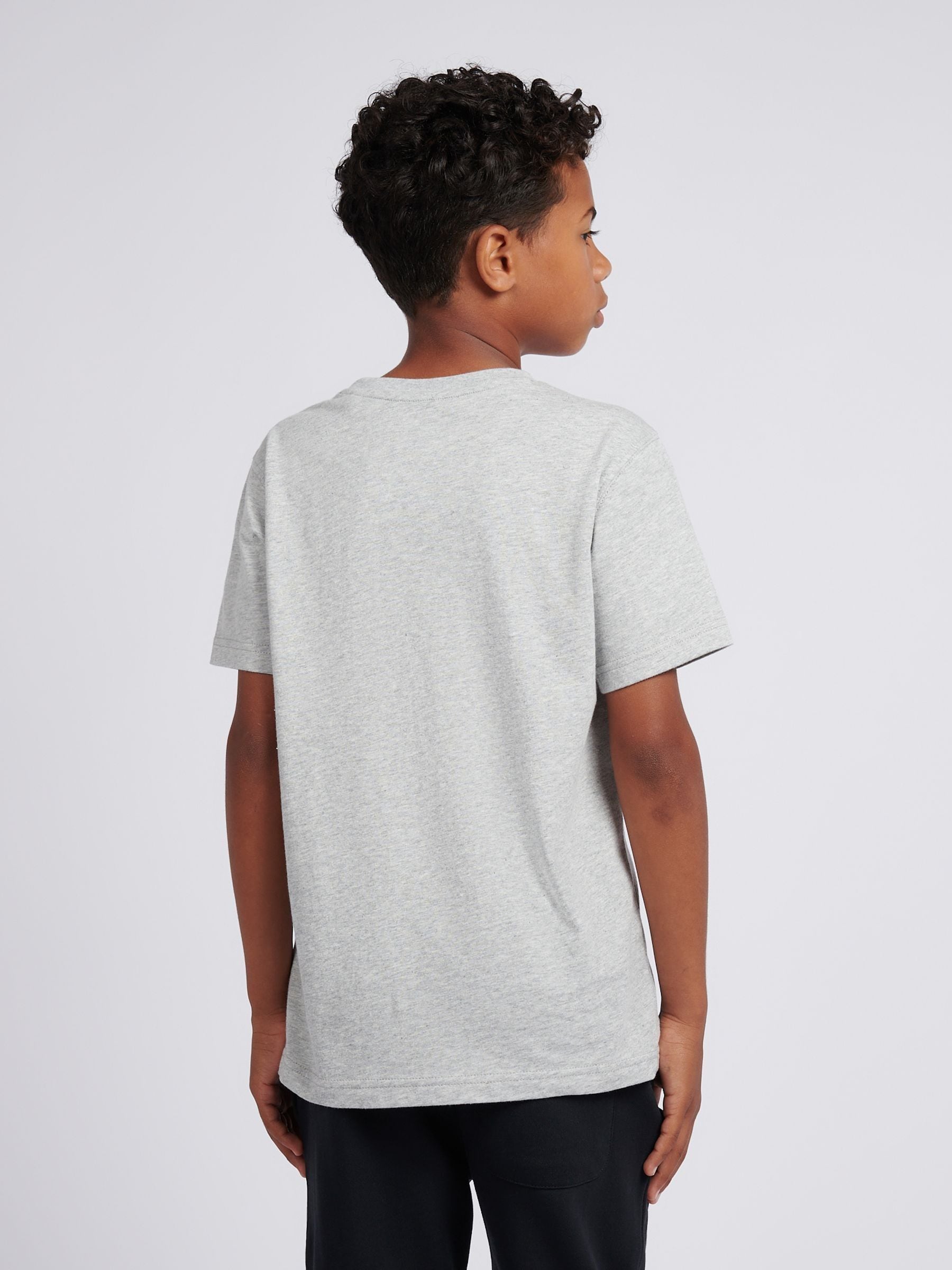 Dsiney Kidz - New Balance Grey Jersey Stacked Logo T-Shirt image 3