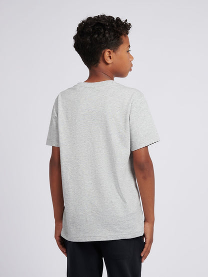 Dsiney Kidz - New Balance Grey Jersey Stacked Logo T-Shirt image 3