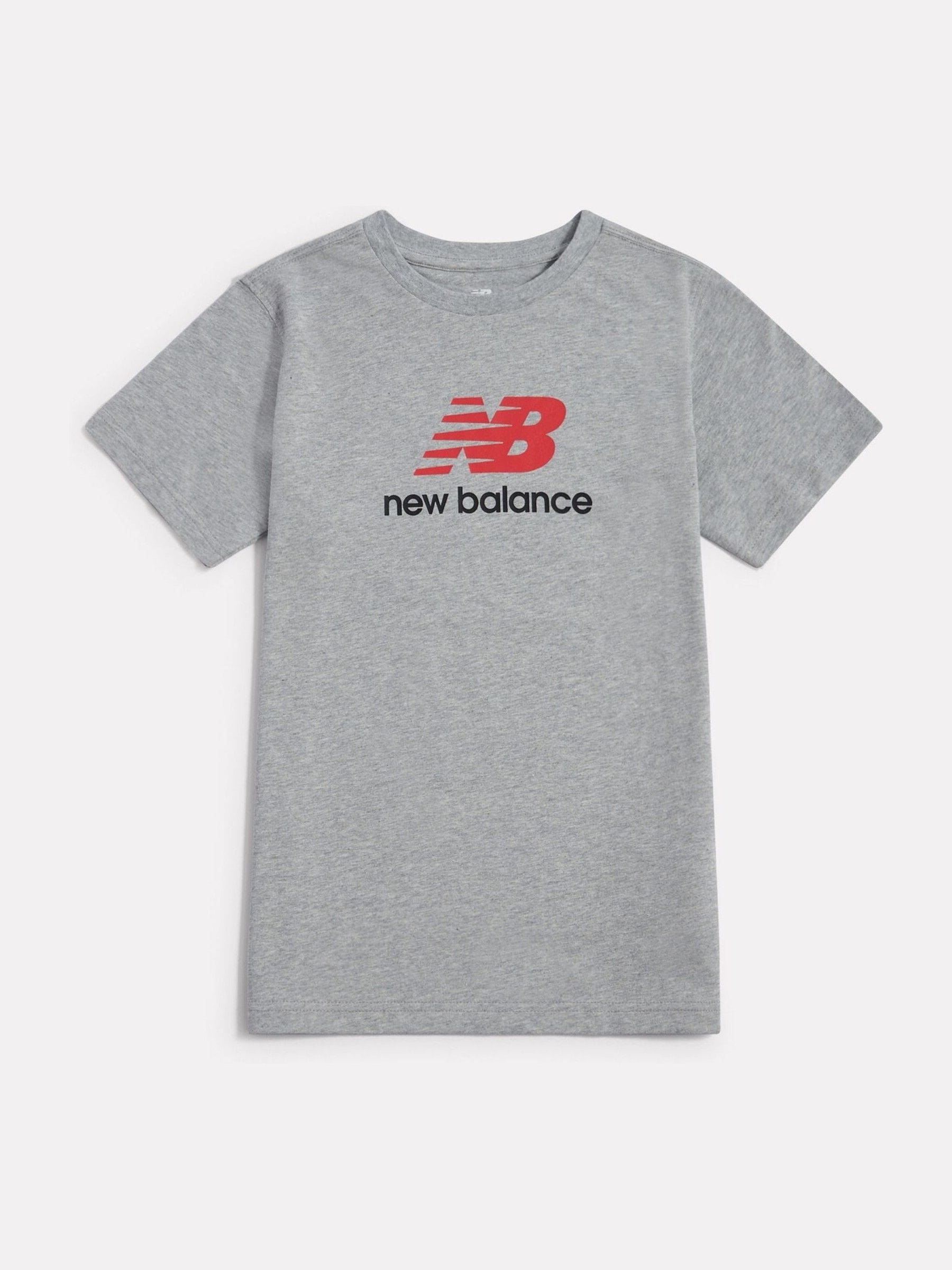 Dsiney Kidz - New Balance Grey Jersey Stacked Logo T-Shirt image 6