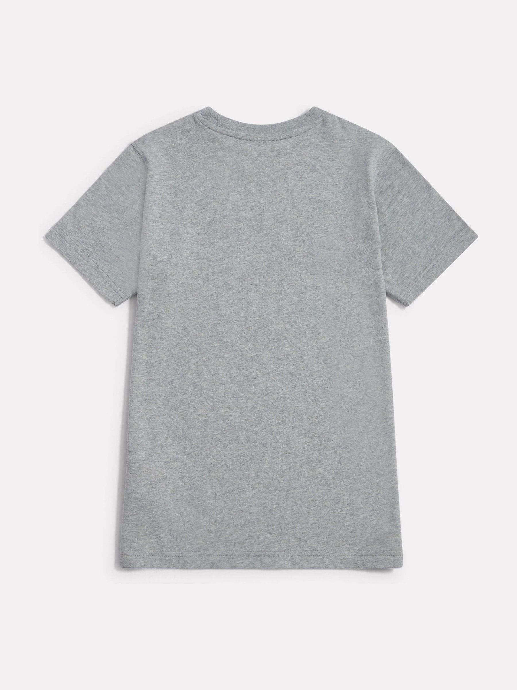 Dsiney Kidz - New Balance Grey Jersey Stacked Logo T-Shirt image 7