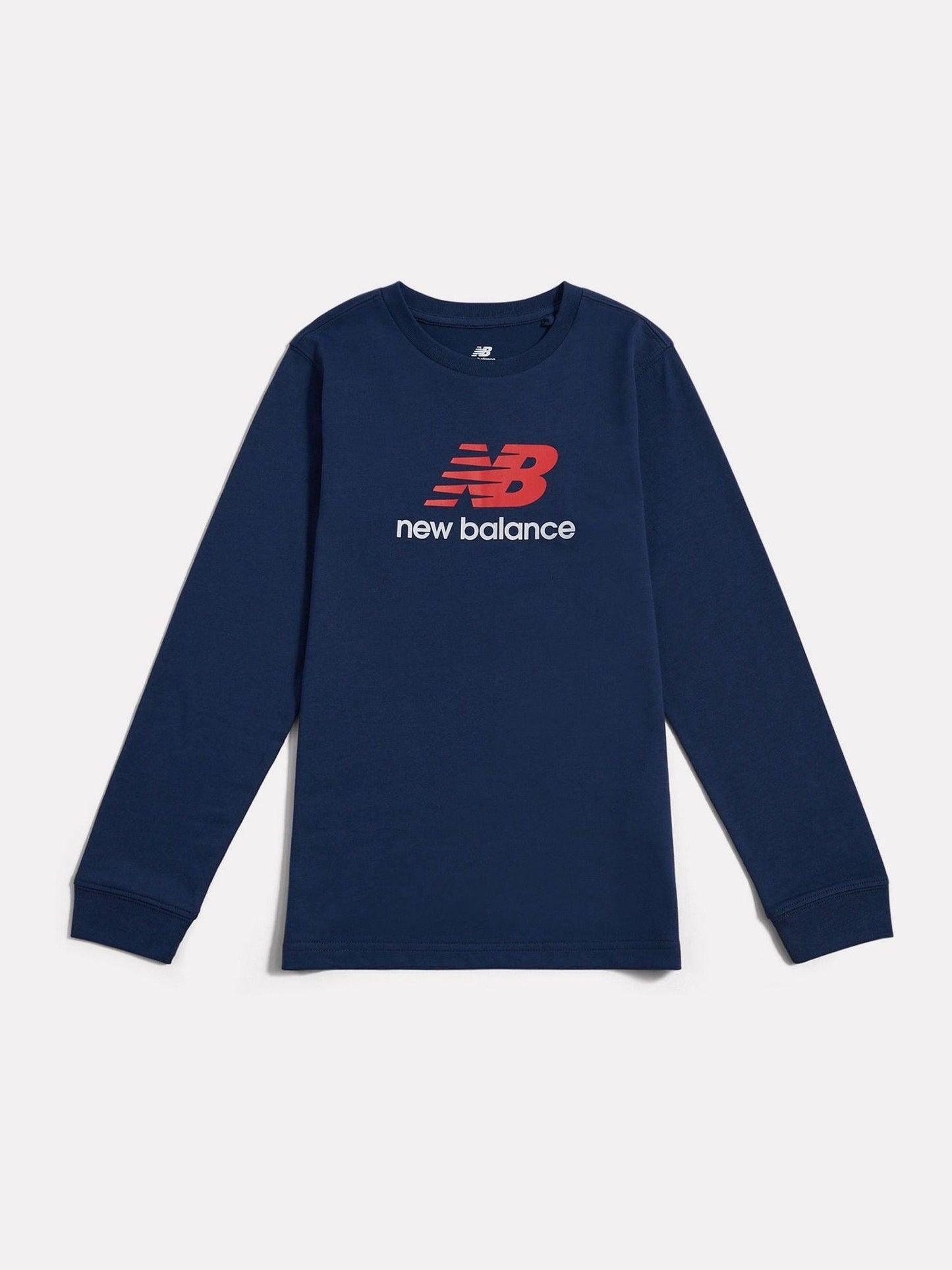 Dsiney Kidz - New Balance Blue Jersey Stacked Logo Long Sleeve T-Shirt image 6