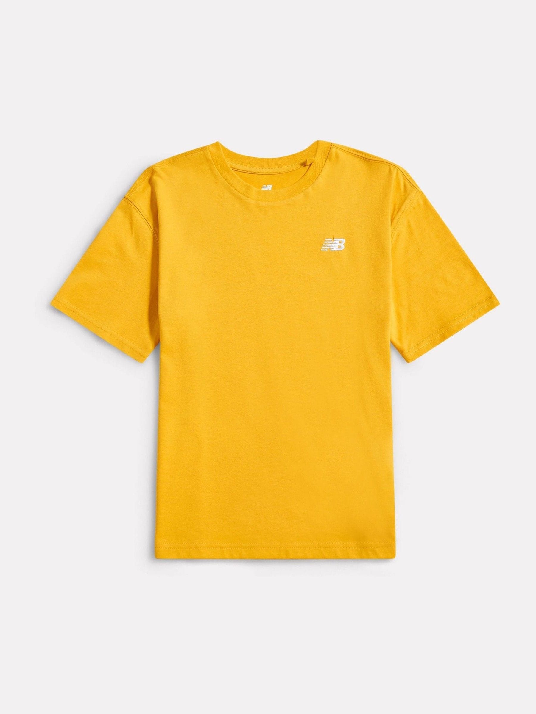 Dsiney Kidz - New Balance Gold Jersey Small Logo Cotton T-Shirt image 1