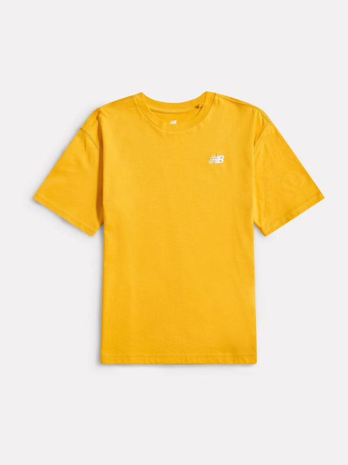 Dsiney Kidz - New Balance Gold Jersey Small Logo Cotton T-Shirt image 1
