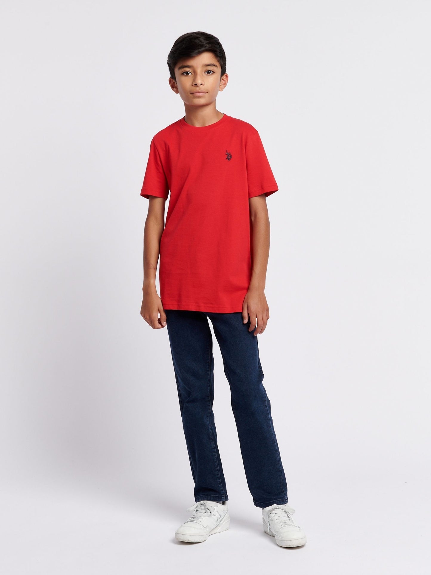 Dsiney Kidz - U.S. Polo Assn. Red Texture Double Horsemen T-Shirt image 3