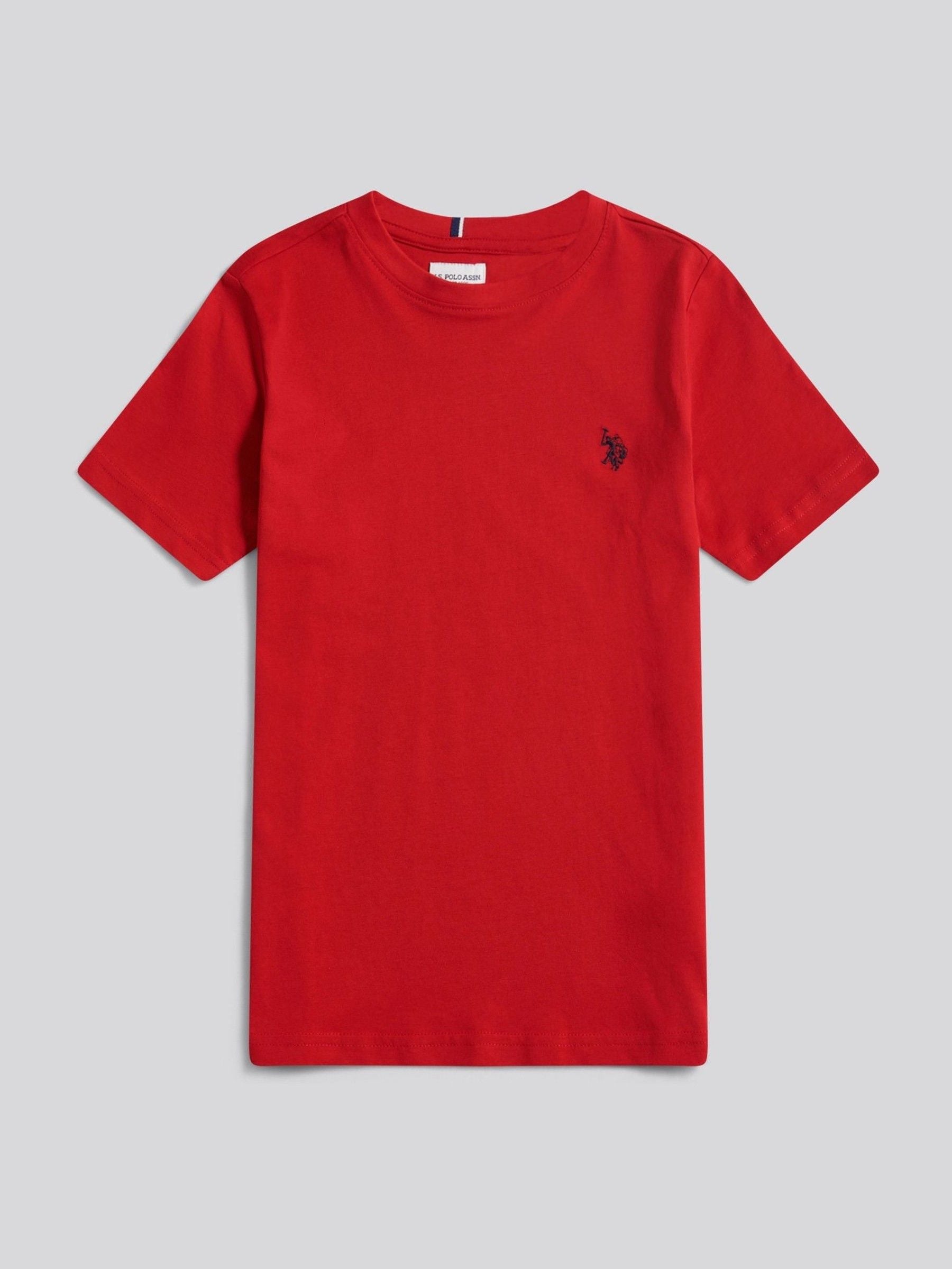 Dsiney Kidz - U.S. Polo Assn. Red Texture Double Horsemen T-Shirt image 5
