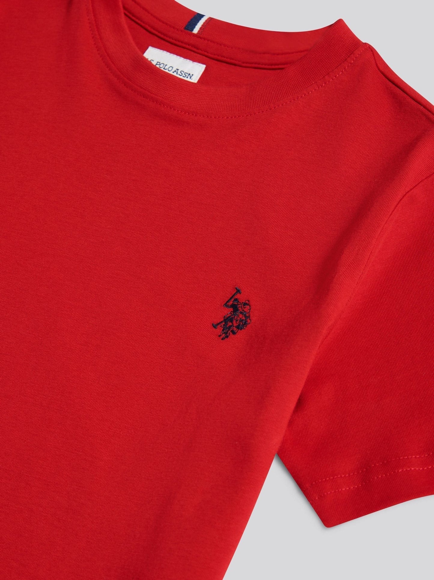 Dsiney Kidz - U.S. Polo Assn. Red Texture Double Horsemen T-Shirt image 7