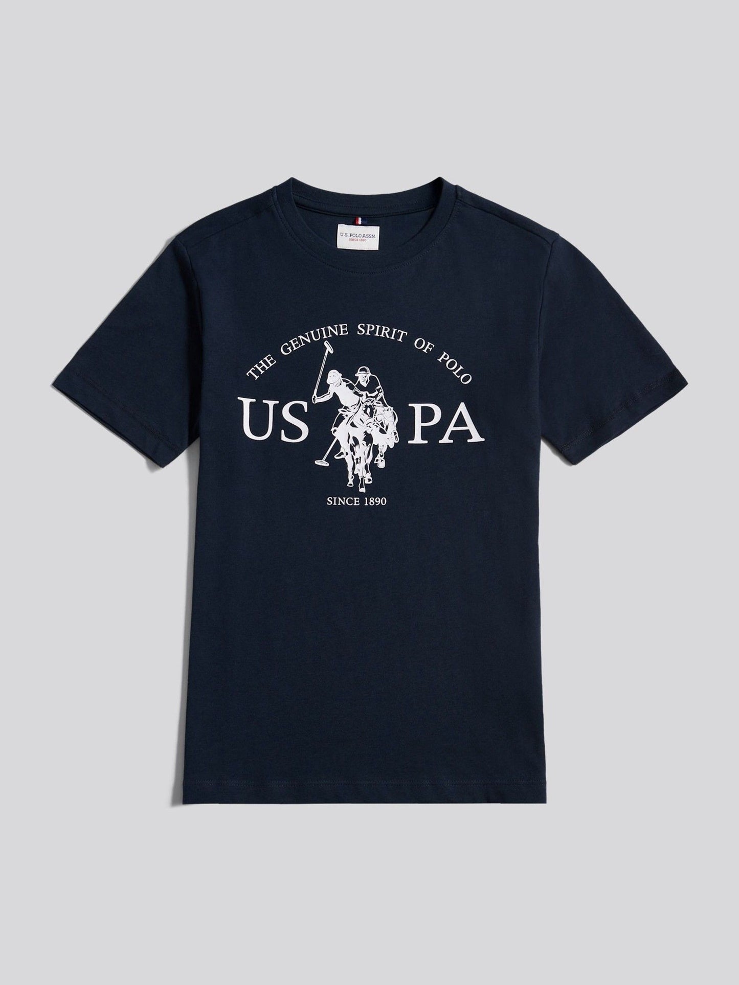 Dsiney Kidz - U.S. Polo Assn. Dark Blue Double Horsemen Graphic T-Shirt image 5