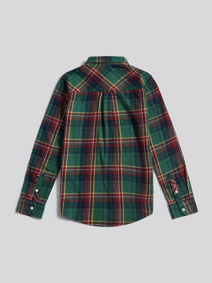 Dsiney Kidz - U.S. Polo Assn. Green Checked Buttondown Pocket Shirt image 7