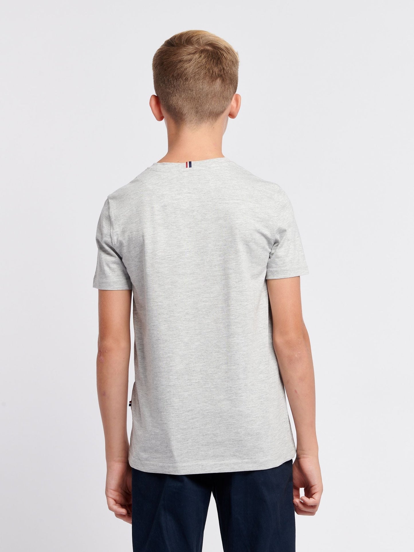 Dsiney Kidz - U.S. Polo Assn. Light Grey Texture Double Horsemen T-Shirt image 4