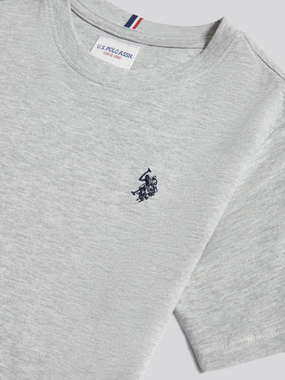 Dsiney Kidz - U.S. Polo Assn. Light Grey Texture Double Horsemen T-Shirt image 7