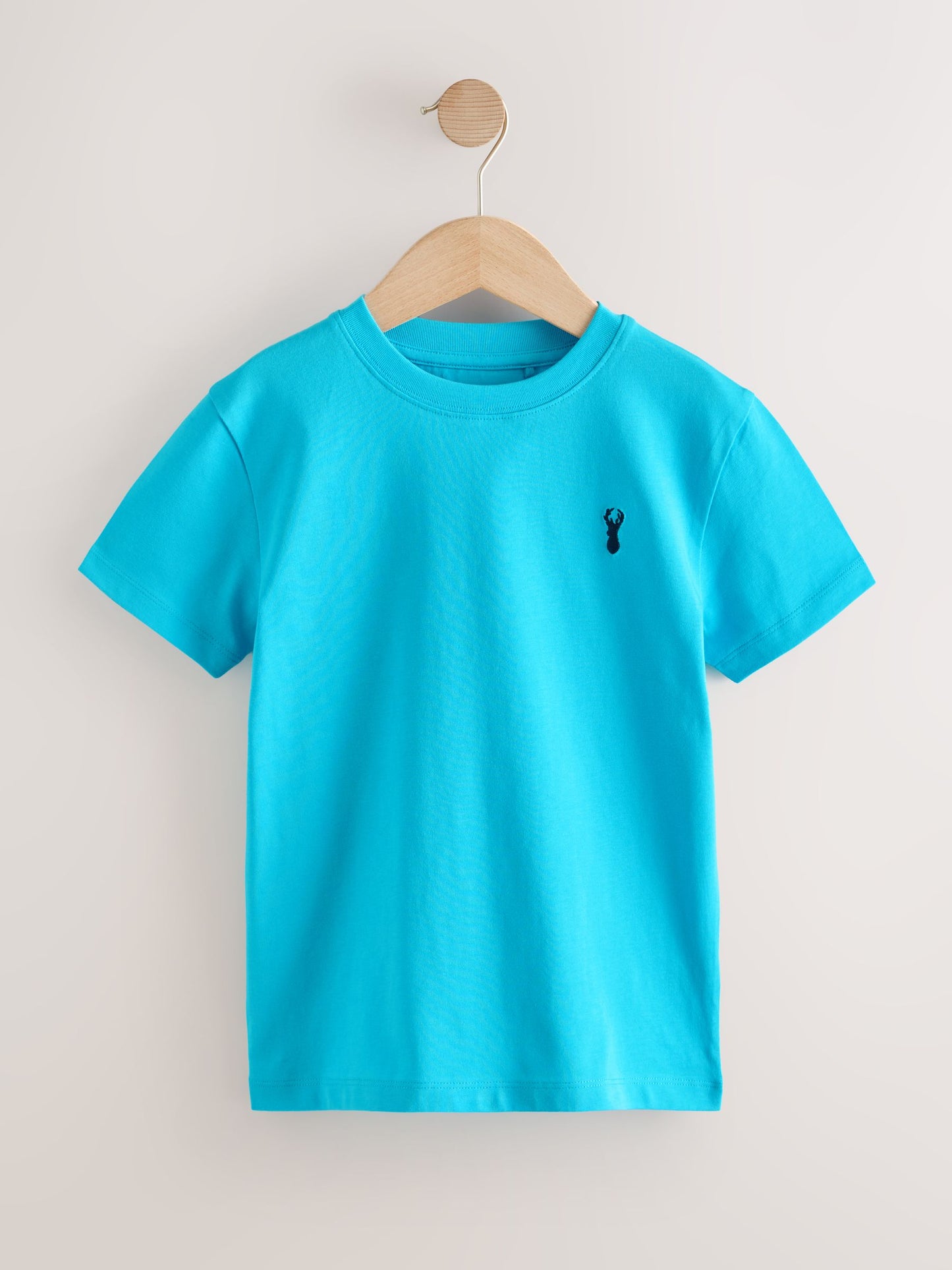 Dsiney Kidz - Aqua Blue Stag Regular Fit Short Sleeve T-Shirt (3-16yrs) image 1