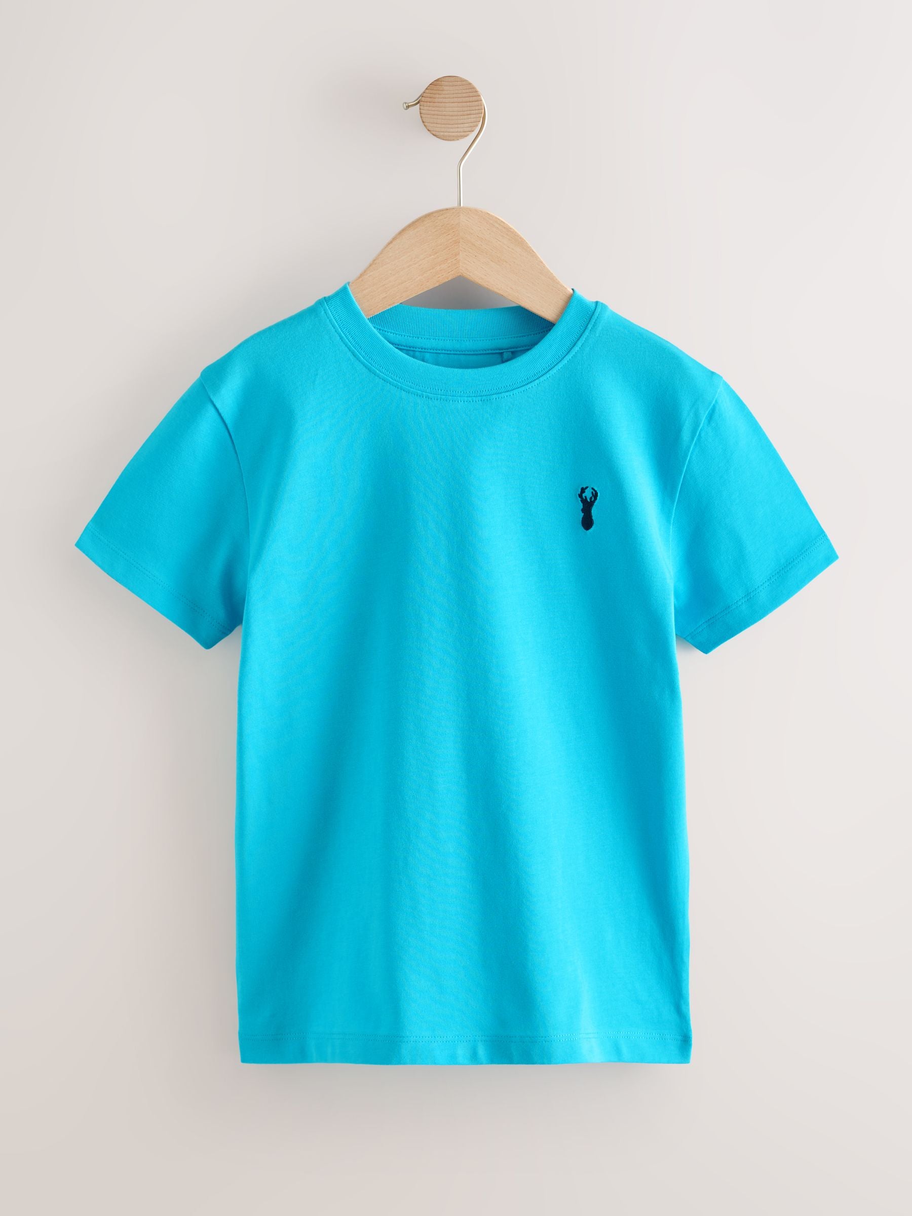 Dsiney Kidz - Aqua Blue Stag Regular Fit Short Sleeve T-Shirt (3-16yrs) image 1