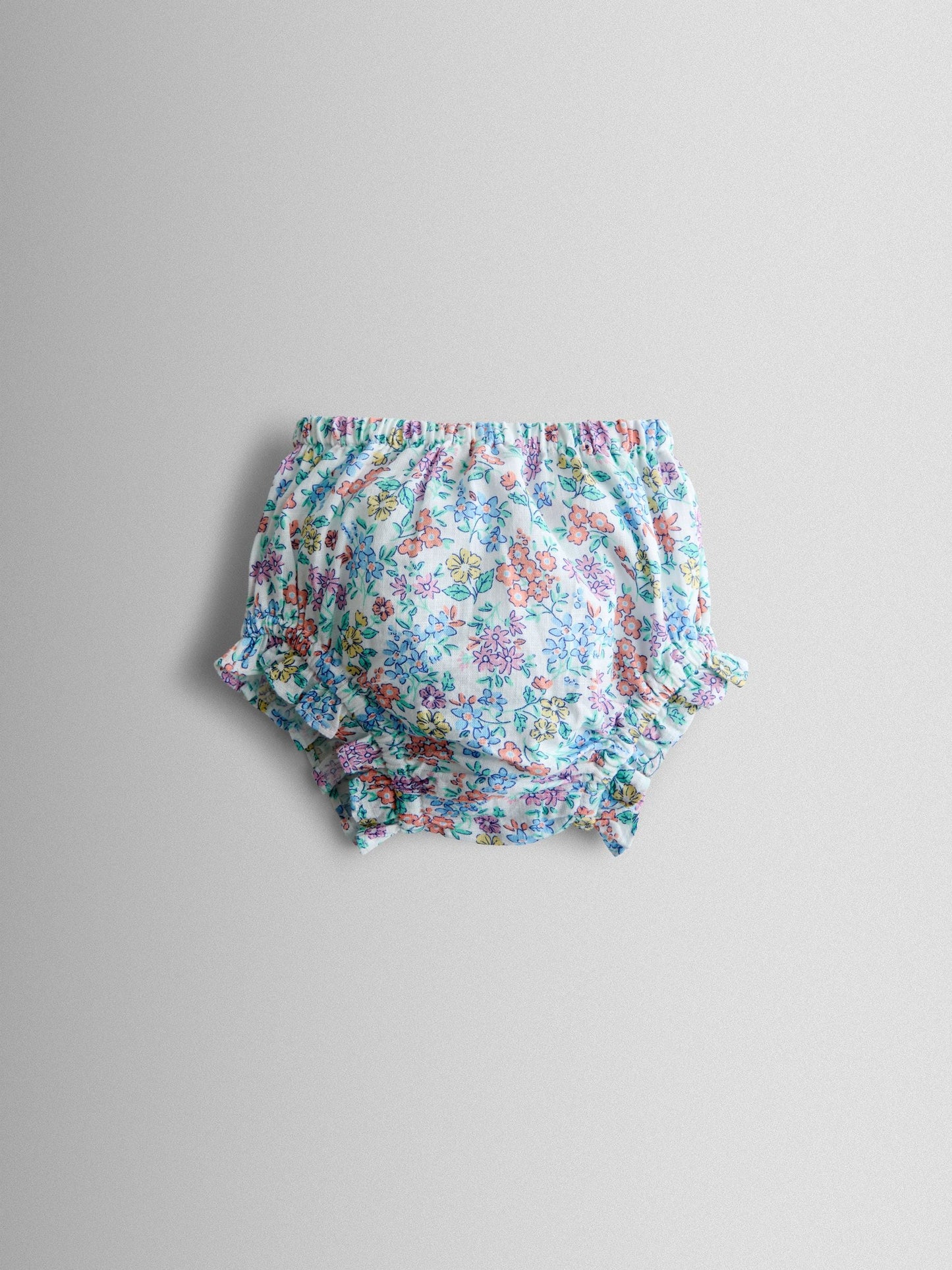 JoJo Maman Bébé Lilac Ditsy Floral Sailor Baby Dress and Headband Set image 4